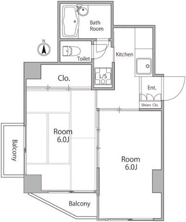 メブキ太子堂の物件間取画像